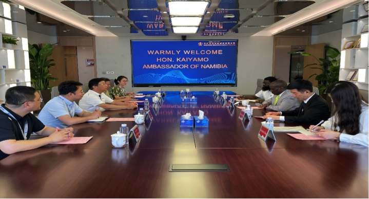 纳米比亚驻华大使到访388vip太阳资源集团总部
